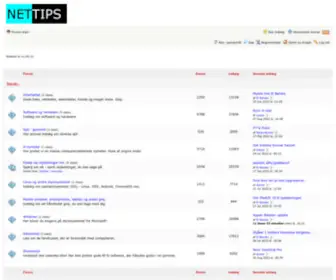 Nettipsforum.dk(Nettips Forum) Screenshot