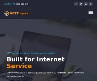 Nettmenia.net(Nett menia Internet) Screenshot