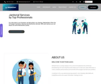 Nettoieclean.com(Services professionnels de nettoyage commercial Grand Montréal) Screenshot