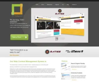 Nettoolbox.co.za(Web Content Management System) Screenshot