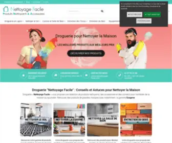 Nettoyage-Facile.com(Droguerie Nettoyage Facile Produits Nettoyants et Accesoires) Screenshot