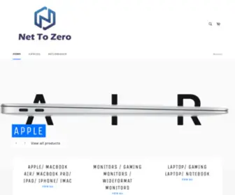 Nettozero.com(nettozero) Screenshot