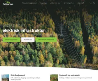 Nettpartner.no(Størst innen elektrisk infrastruktur) Screenshot