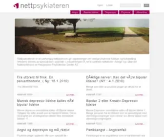 Nettpsykiateren.no(Psykiatri) Screenshot