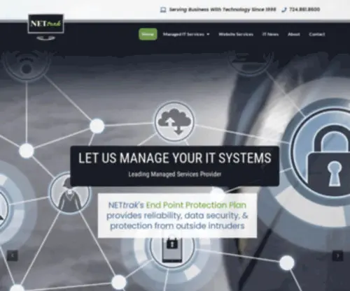 Nettrak.com(NETrak provides Managed IT Services including) Screenshot
