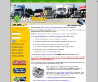 Nettrans.com(Freight Matching Load Board for Trucking Companies) Screenshot