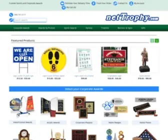 Nettrophy.com(Custom Trophies & Plaques For All Occasions) Screenshot