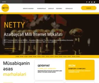 Netty.az(NETTY Azərbaycan Milli İnternet Mükafatı) Screenshot