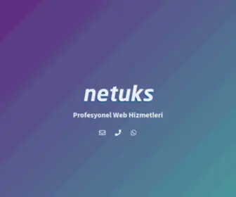 Netuks.com(Profesyonel Web Hizmetleri) Screenshot