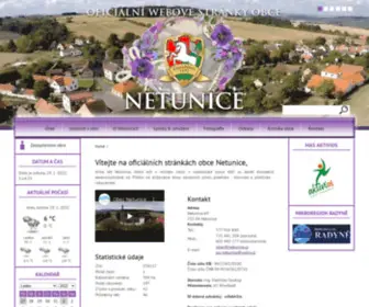 Netunice.cz(Obec Netunice) Screenshot