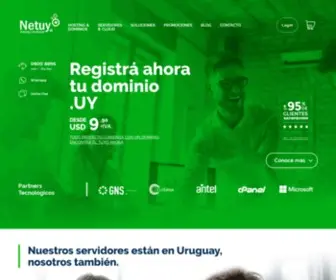 Netuy.net(Somos Hosting en Uruguay) Screenshot