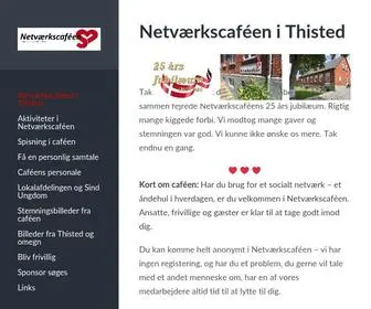 Netvaerkscafeen.dk(Netværkscaféen) Screenshot