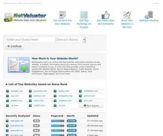 Netvaluator.com(Net Valuator) Screenshot