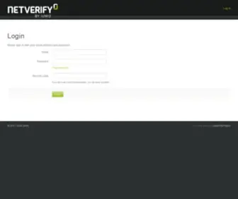 Netverify.com(Netverify provides online and mobile real) Screenshot