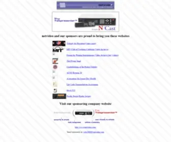 Netvideo.com(Dedicated Internet Digital Video Storage and Distribution) Screenshot