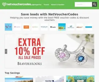 Netvouchercodes.co.uk(Discount Codes & Vouchers for Dec 2019) Screenshot