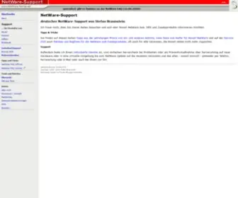 Netware-Server.de(Deutscher NetWare Support) Screenshot