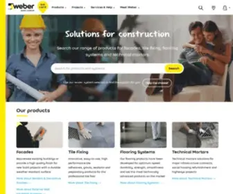 Netweber.co.uk(Saint-Gobain Weber) Screenshot