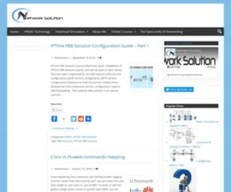 Network-Solution.net(Network Solution Blog) Screenshot