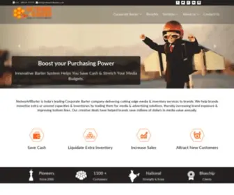 Network4Barter.com(India’s leading Media Barter company) Screenshot