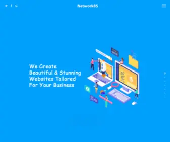 Network85.com(Creative Web Designing) Screenshot