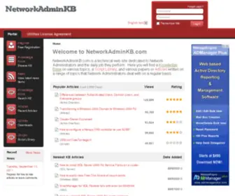Networkadminkb.com(Networkadminkb) Screenshot