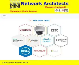 Networkarchitects.com.sg(Network Architects Pte Ltd) Screenshot