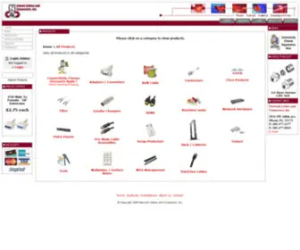 Networkcables.com(Network Cables and Connectors) Screenshot