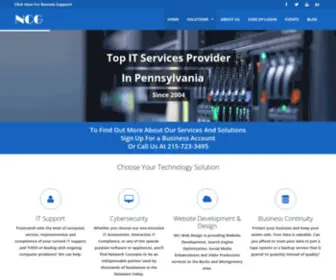 Networkconceptsinc.com(NCG Technology Support for Businesses) Screenshot