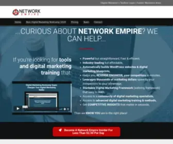 Networkempire.com(Best 3 Digital Marketing Tools) Screenshot