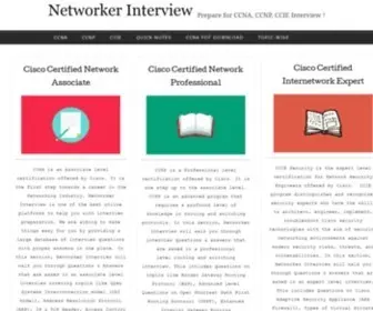Networkerinterview.net(Networker Interview) Screenshot
