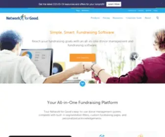 Networkforgood.com(Simple & Smart Fundraising Software for Small Nonprofits) Screenshot