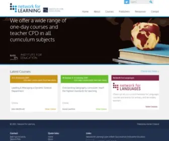 Networkforlearning.org.uk(Network for Learning) Screenshot