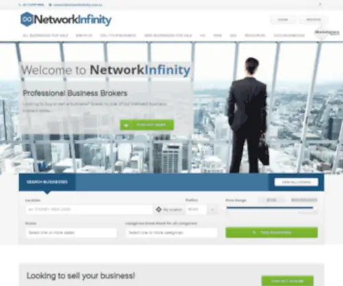 Networkinfinity.com.au(Business for sale Sydney) Screenshot