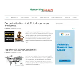 Networkingeye.com(MLM News) Screenshot