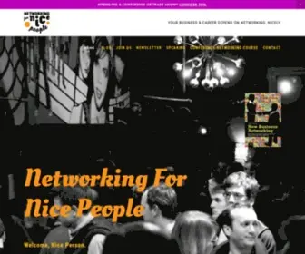 Networkingfornicepeople.com(Networking For Nice People Networking For Nice People) Screenshot