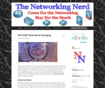 Networkingnerd.net(The Networking Nerd) Screenshot