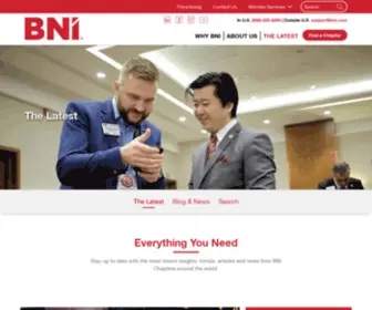 Networkingnow.com(BNI) Screenshot