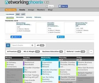 Networkingphoenix.com(Phoenix Networking Events & Groups) Screenshot
