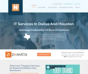 Networklogic.net(IT Services For SMBs Dallas And Houston) Screenshot
