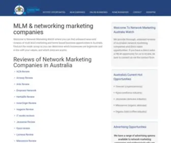 Networkmarketingwatch.com(MLM & networking marketing company reviews and news) Screenshot