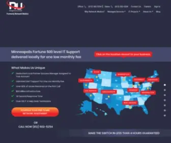 Networkmedics.com(IT Services Minneapolis) Screenshot