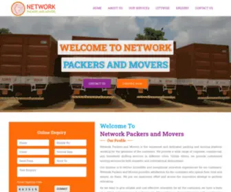 Networkpackers.com(Network Packers and Movers) Screenshot