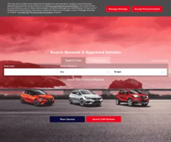 Networkq.co.uk(Vauxhall Approved Used Cars and Vans from Network Q) Screenshot