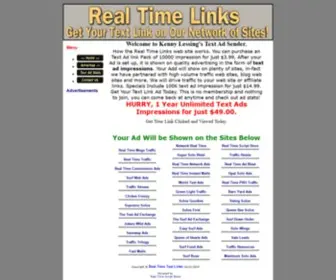 Networkrealtimetwo.com(Real Time Text Links) Screenshot