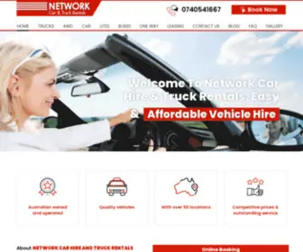 Networkrentalcairns.com.au(Truck Hire Company) Screenshot