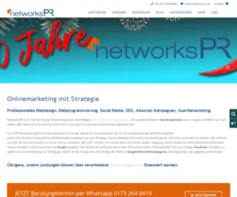 Networks-PR.de(Online Marketing Agentur Dresden für Unternehmen im Web) Screenshot