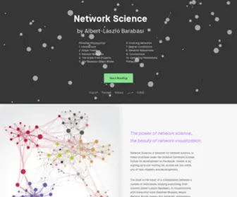 Networksciencebook.com(Network Science by Albert) Screenshot