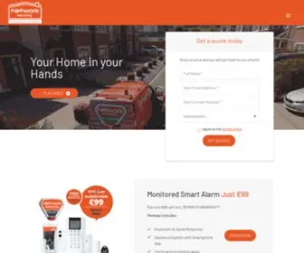 Networksecurity.ie(Security Alarm Specialists for Homes & Businesses) Screenshot
