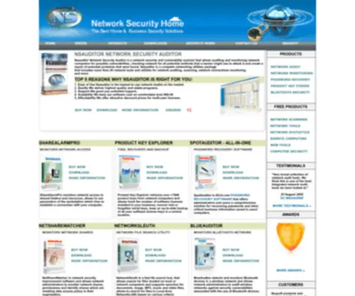 Networksecurityhome.com(Home Network Security) Screenshot